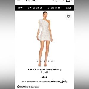 Elliatt x REVOLVE April Dress in Ivory
